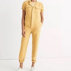 Madewell Short-Sleeve Coverall Jumpsuit